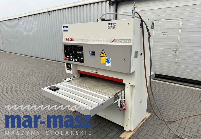 Wide belt sander SCM SANDYA 3S 1100 2 agregaty, trzewik