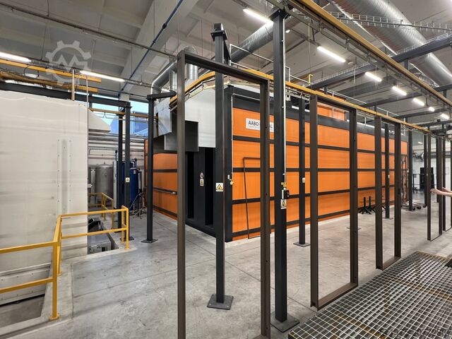 Linha automática de pintura a pó AABO-IDEAL + GEMA
