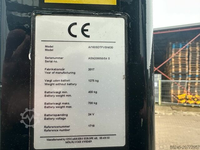 VS-22523 Электрический штабелер с тройной мачтой 6300мм Рефербишд STILL SV 16