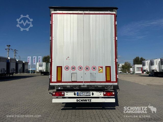 Nyitott ponyvás félpótkocsi Schmitz Cargobull Curtainsider Mega