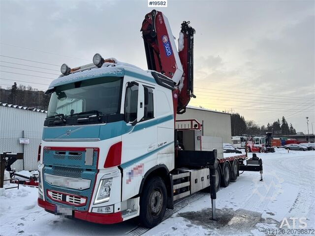 Camion-grue Volvo FH540 8x4 Tridem Crane truck w/ 50 t/m HMF crane w