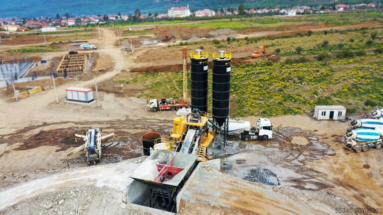 Mobilná betonáreň FABO Mobile Concrete Mixing Plant 100m³/h Mobile Concrete Batching Plant