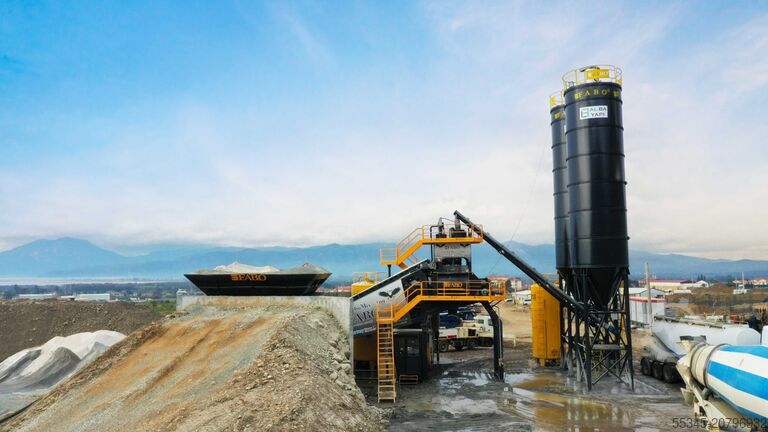 Mobilná betonáreň FABO Mobile Concrete Mixing Plant 100m³/h Mobile Concrete Batching Plant
