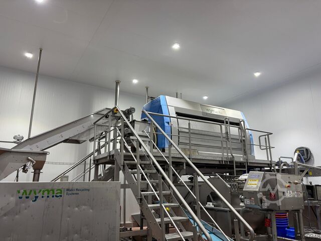 Peeling/Polishing line for vegetables Wyma Vege peeler