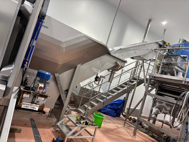Peeling/Polishing line for vegetables Wyma Vege peeler