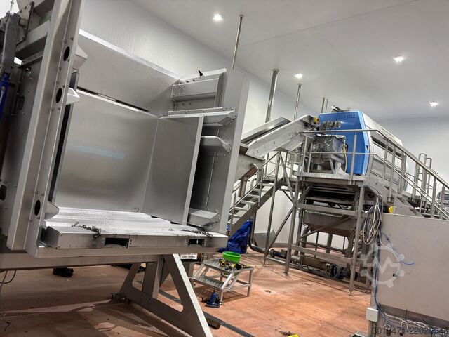 Peeling/Polishing line for vegetables Wyma Vege peeler
