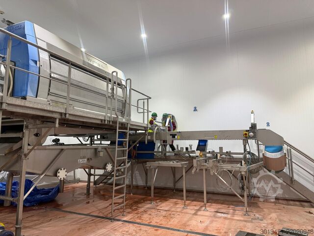 Peeling/Polishing line for vegetables Wyma Vege peeler