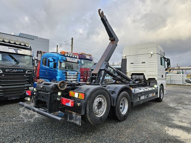 Xe tải ben móc container (roll-off) MAN TGX 26.440 Euro5, Defekt, Motor startet