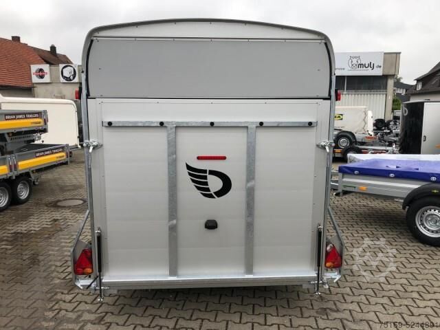 נגרר תיבה Cheval Liberté Debon Roadster 700 Alu + Türe 2600 kg, 100 km/h, 375x180x202cm