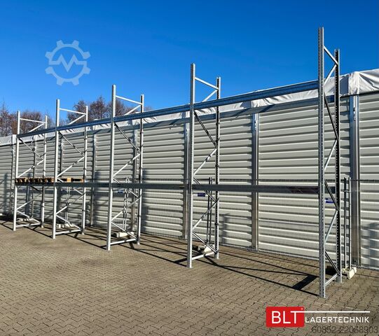 стелаж за палети 11,2 lfm Palettenregale für Außenbereich H: 4,5m , 3000 kg Fachlast , FVZ