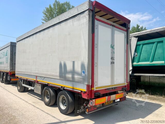 Rimorkio i hapur me mbulesë Zorzi 26R 073 19P ALZA E ABBASSA ELETTRICO
