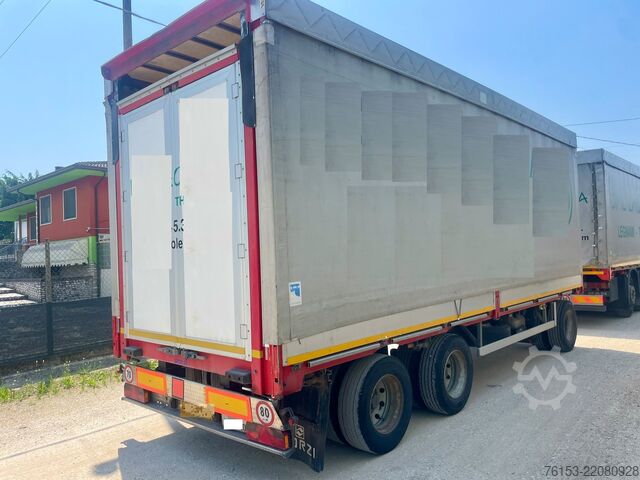Rimorkio i hapur me mbulesë Zorzi 26R 073 19P ALZA E ABBASSA ELETTRICO