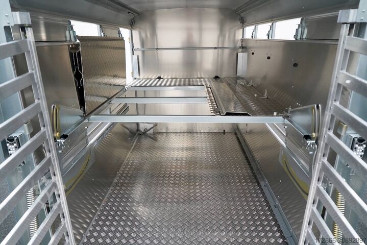 ремарке за добитък Ifor Williams TA5 | 8x6 | DOPPELSTOCK 241X156X183CM VIEHANHÄNGER | 2X LÜFTUNG