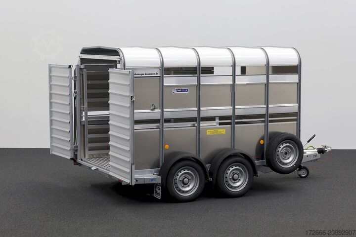 ремарке за добитък Ifor Williams TA510 | 10x6 | RAMPE-/TÜR-KOMBI 311X178X183CM VIEHANHÄNGER | 2X LÜFTUNG