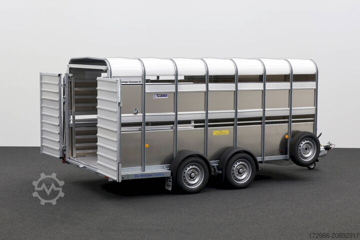 Veewagen Ifor Williams TA510 | 14x6 | RAMPE-/TÜR-KOMBI 434X178X183CM VIEHANHÄNGER | 2X LÜFTUNG