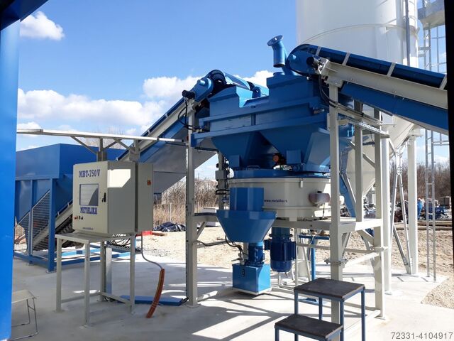 Planta mezcladora de hormigón (Compacta) METALIKA MBT-750V