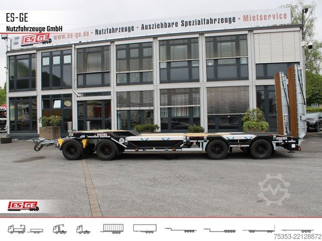 低平板挂车 SCHWARZMÜLLER Tieflader mit gekröpftem Plateau