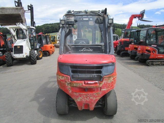 Carretilla elevadora diésel Linde H30 EVO - Duplex-Freisicht + Zinkenversteller