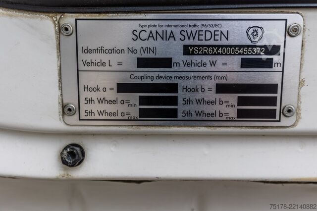 Standard-SZM SCANIA R580-6x4-Intarder-BIG AXLES