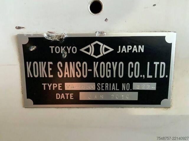 Mesin pemotong plasma Koike Versagraph 6000