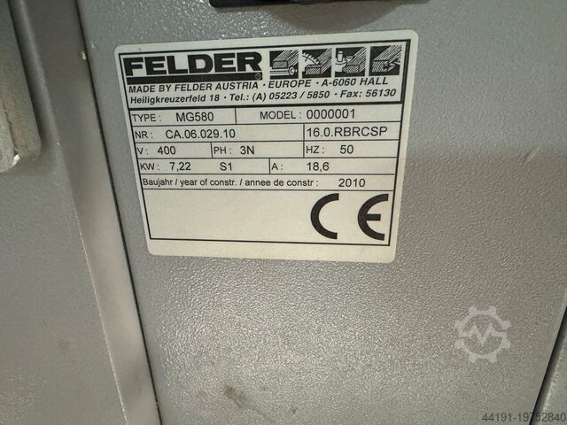 Edge banding vél Felder G 580