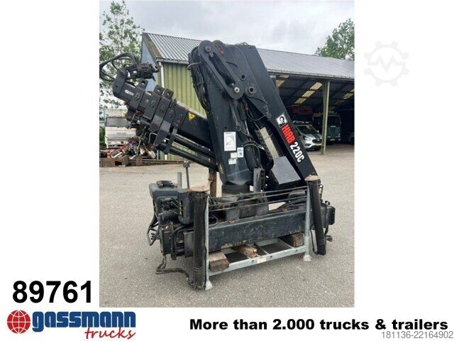 Jeřáb na nákladním automobilu HIAB 220 C-5, Funk, Greifersteuerung