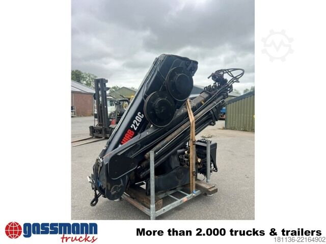Jeřáb na nákladním automobilu HIAB 220 C-5, Funk, Greifersteuerung