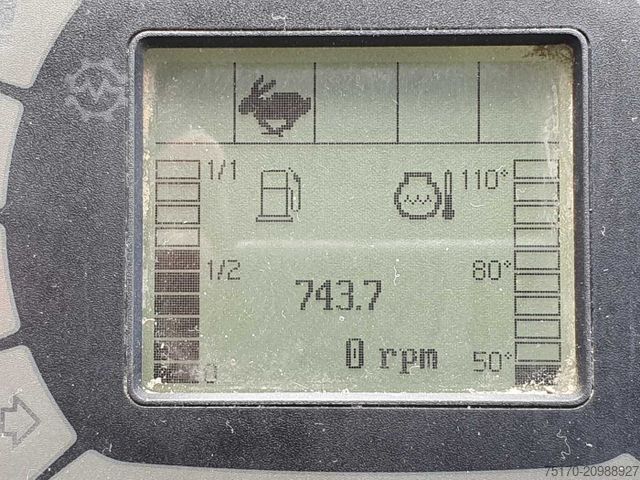 Utovarivač na kotačima WACKER WL34 (RL40) / Schaufel + Gabel / nur 743h / 62PS