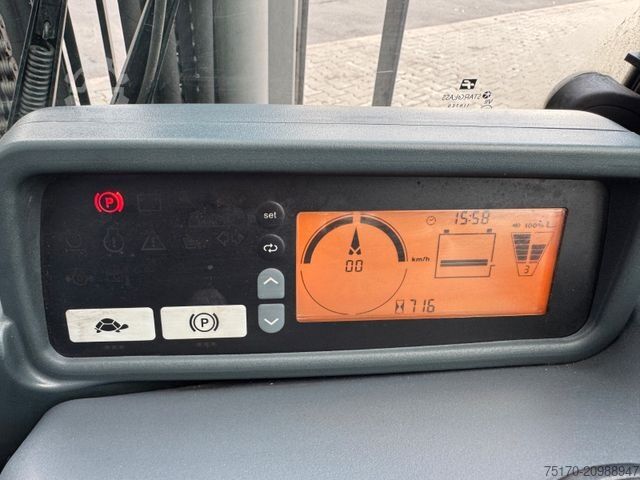 Čelni viličar JUNGHEINRICH EFG 215 / Triplex: 4.25m! / SS / nur 716h!