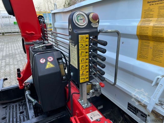 Autoutilitară basculantă trilaterală FUSO 7 C 15 Kipper Kran Greifer