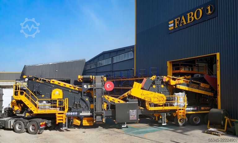 μονάδα θραύσης FABO Mobile Impact Crusher Mobile Impact Crusher MTK-130