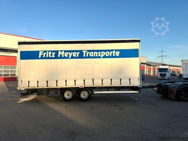 รถพ่วงเปิดพร้อมผ้าใบคลุม  Wiese 2-Achs Tandem Planen Anhänger