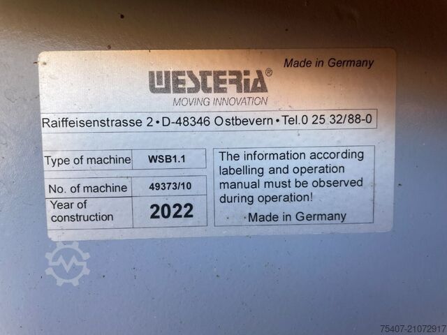 Rūšiavimo sistema WESTERIA Windsichter WSB 1. 1