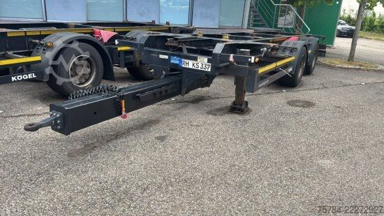 Reboque de chassis intercambiável KöGEL ZW 18-19.5 TANDEM-WECHESLANHäNGER 385/55R22,5  MIETKAUF MGL.