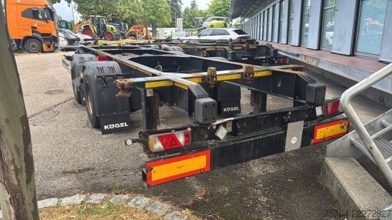Reboque de chassis intercambiável KöGEL ZW 18-19.5 TANDEM-WECHESLANHäNGER 385/55R22,5  MIETKAUF MGL.