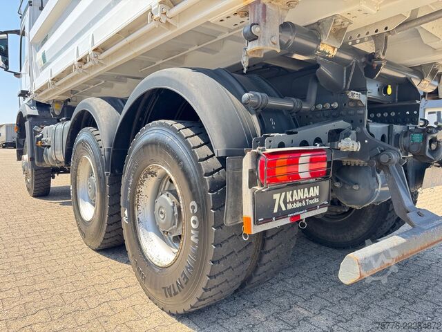 Three-sided tipper truck MERCEDES-BENZ 3343 Arocs 4 Allrad 6x6 MEILLER  Only 34.000 Km
