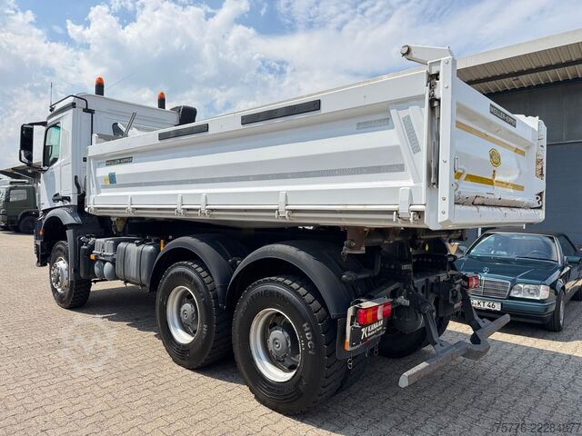 Camion basculante trilateral MERCEDES-BENZ 3343 Arocs 4 Allrad 6x6 MEILLER  Only 39.000 Km