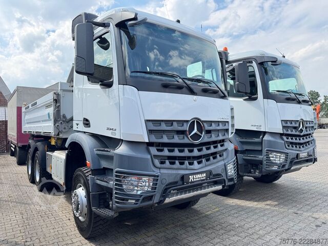 Driezijdige kipper MERCEDES-BENZ 3343 Arocs 4 Allrad 6x6 MEILLER  Only 39.000 Km