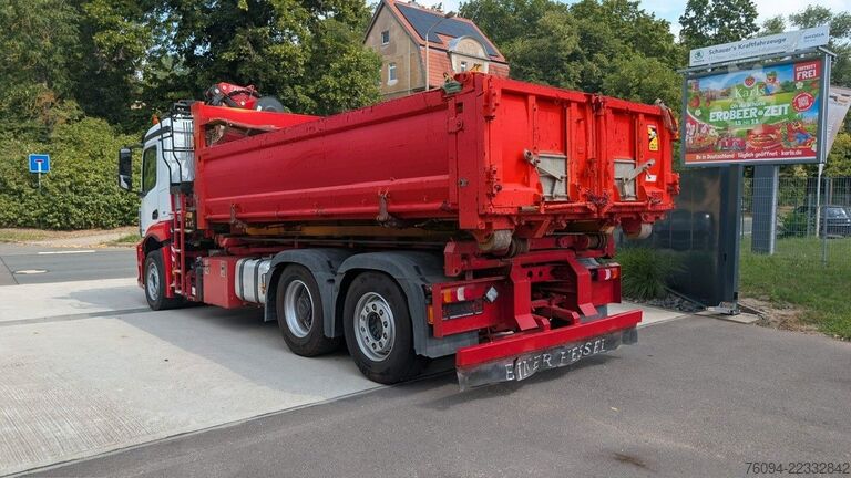 Trostrani kiperski kamion MERCEDES-BENZ Arocs 2532 Kipper Bordmatik KRAN lift/lenk