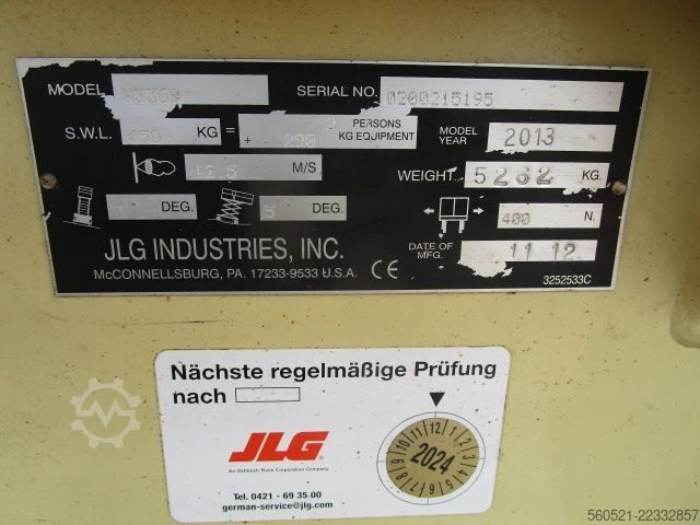 Makazaste platforme JLG M3369 - 4x4 - 10m Plattformhöhe