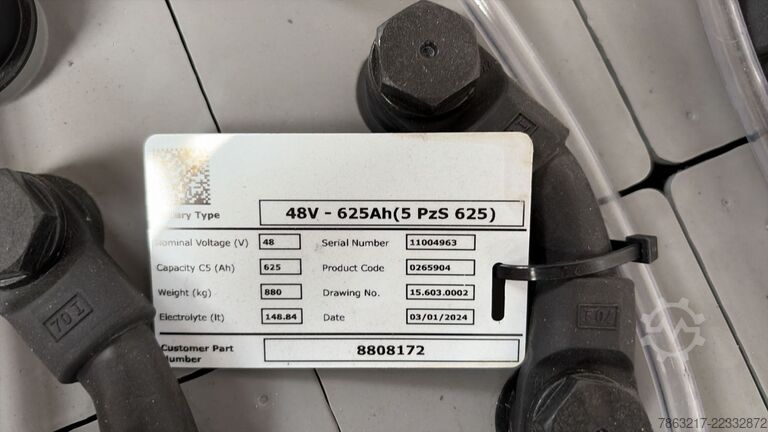 Baterija proklizavanja Hyster 48V 5PzS 625