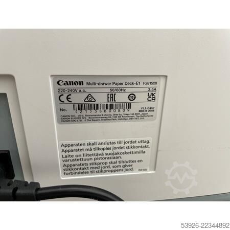  Canon imagePRESS V800 incl. Fiery, Booklet Finisher, Paper Deck