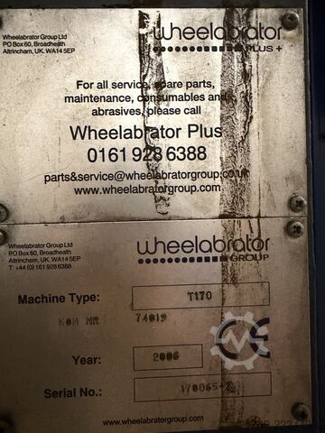 Máy phun cát Tilghman Wheelabrator T170