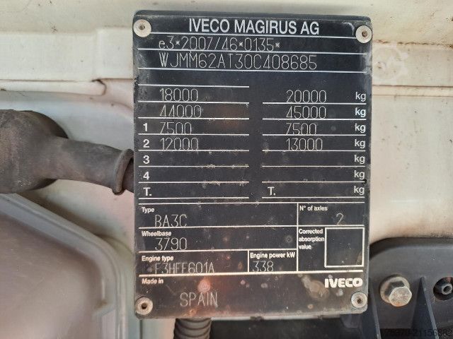 मानक ट्रैक्टर यूनिट IVECO STRALIS AS440S46T/P LNG