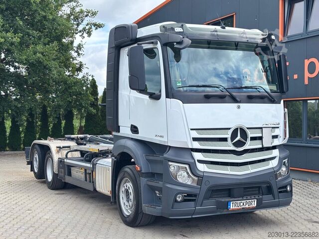 रोल-ऑफ टिपर ट्रक MERCEDES-BENZ Actros 2745 6x2 Abrollkipper Meiller RS2170