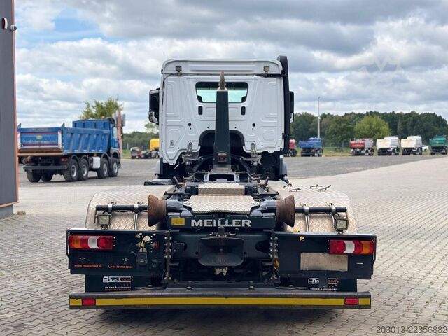 रोल-ऑफ टिपर ट्रक MERCEDES-BENZ Actros 2745 6x2 Abrollkipper Meiller RS2170