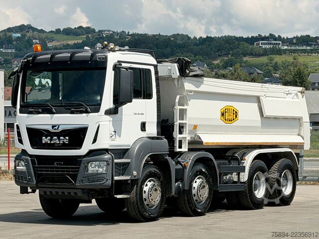 Kipper kamion MAN TGS 35.460 * Kipper * 8x4 * TOPZUSTAND