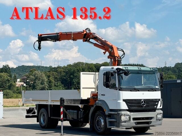 Kamionska dizalica MERCEDES-BENZ AXOR 1829 * Pritsche 6,20 m + ATLAS 135.2 * TOP!