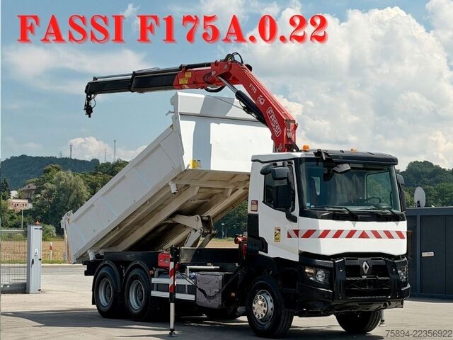 Kamionska dizalica RENAULT C 380* KIPPER 5,20 m* KRAN/FUNK * TOPZUSTAND !