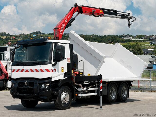 Kamionska dizalica RENAULT C 380* KIPPER 5,20 m* KRAN/FUNK * TOPZUSTAND !